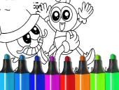 Baby long legs coloring pages