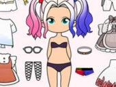 Paint doll dress up: makeup game