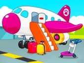 Kids airport adventure game