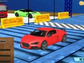 Impossible track car stunt racing game