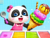 Little panda ice cream game