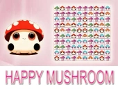 Happy mushroom