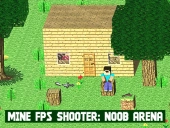 Mine fps shooter: noob arena