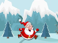 Santa running