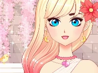 Anime girl fashion dress up & makeup