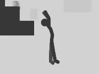 Stickman dismount