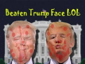 Beaten trump face lol