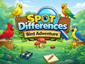 Spot differences bird adventure