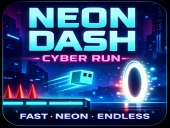 Neon dash: cyber run