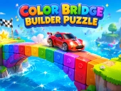 Color bridge builder puzzle