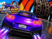 Mega ramp car stunt racing