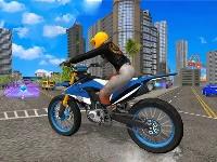 City bike stunt racing