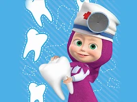 Masha happy dentist