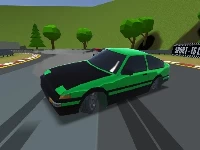 Low poly car racing