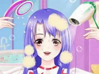 Anime dress up-fashion salon and makeup