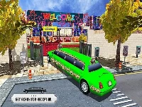 Wedding city limo car driving simulator game