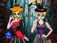 Sisters halloween dresses