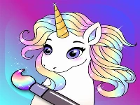 My little unicorn: unicorn coloring book for kids