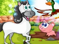 Learning farm animals games for kids